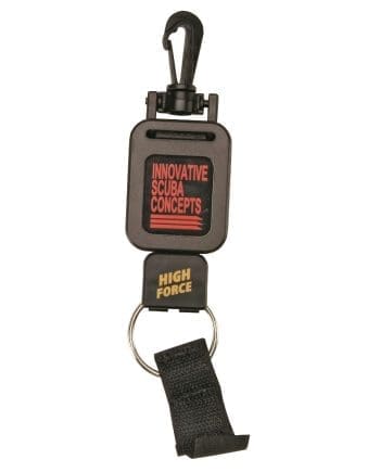 INNOVATIVE SCUBA MINI HIGH FORCE RETRACTOR W/VELCRO LOOP