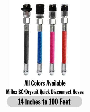 Miflex BC/Drysuit Quick Disconnect Hoses