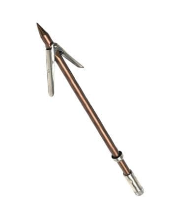 AB Biller Shaft tip, 12", double barb, spring steel, 6mm  (ST 12-D)
