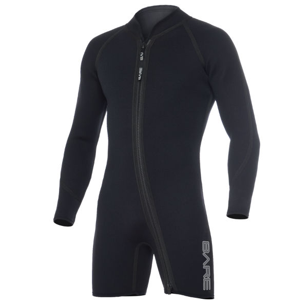 Bare 7mm Sports Step-In Jacket Scuba Diving Wetsuit Men's Black All Sizes NEW 