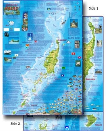 Franko Palau Guide and Dive Map