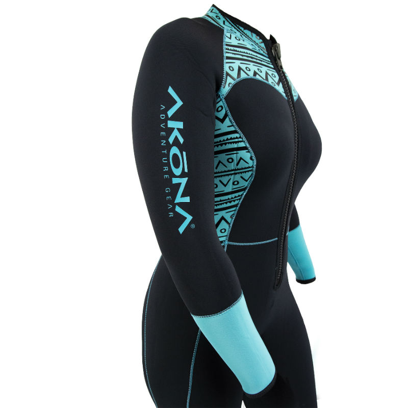 Details about   Akona Womens 3mm Quantum Stretch Backzip Full Wetsuit 