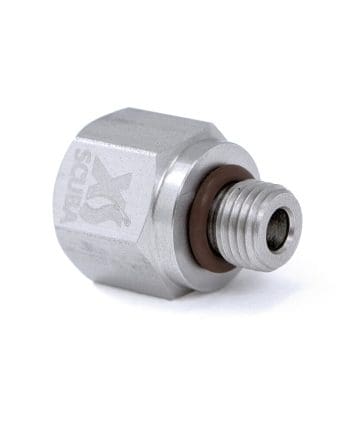 ¼” NPT Female To 3/8”-24 UNF Male