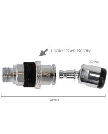 Brass 2nd Stage Quick Disconnect With Brass Swivel
