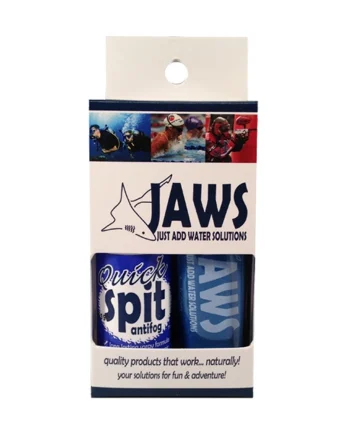 Jaws Spit Antifog 1oz Spray & Scrub Package