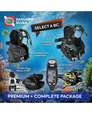 BCD, Atomic B2 Regulator, Z2 Octo & Oceanic Pro Plus 4.0 Computer You Save $919.85 (Rental Sales)