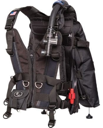 Zeagle Zena (w/standard black panel), w/inflator, hose and RE valve