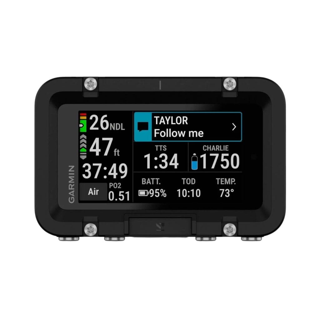 Garmin Descent X50i Front View