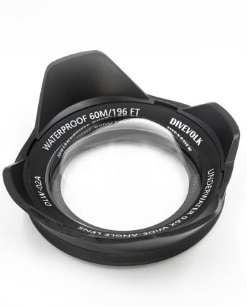 Underwater Wide-angle Conversion Lens X0.6  for DIVEVOLK Housing and Compact Camera Houisng