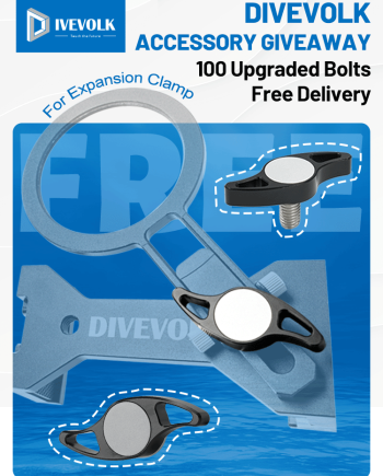 DIVEVOLK Giveaway: Free Upgrade Bolt for Expansion Clamp