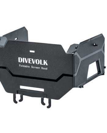 DIVEVOLK Foldable Screen Hood to shield the screen from strong sunlight for SeaTouch 4 Max underwater housing