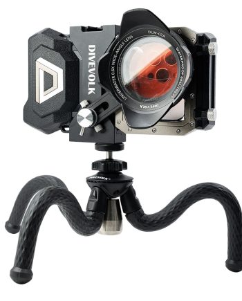 DIVEVOLK SeaTouch 4 Max PLUS  Underwater Housing A-lot-of-fun kit for iPhone and most of Android smartphone dive housing, waterproof phonecase