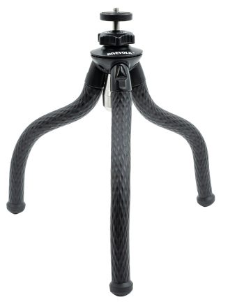 Underwater Flexible Tripod for smartphone underwater housing, Addroid and iPhone diving phone case, compact camera, action camera