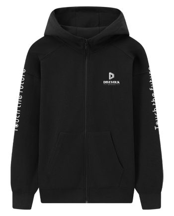 DIVEVOLK Men's and Wemon's diving Club Full Zip Hoodie