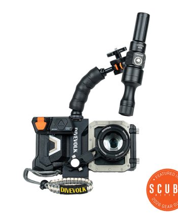 DIVEVOLK SeaTouch 4 MAX PLUS Underwater Advance Macro kit  for iPhone and most Android, macro photography dive housing