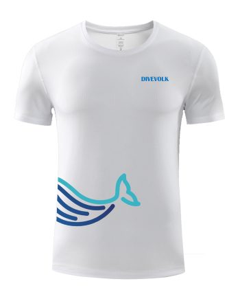 DIVEVOLK Men’s and Weman's Active Quick Dry Crew Neck T Shirts