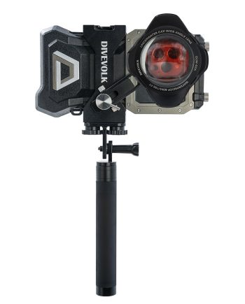DIVEVOLK SeaTouch 4 Max Plus underwater housnig Selfie Kit for iPhone and Andorid smartphone, dive housing, waterproof phone case