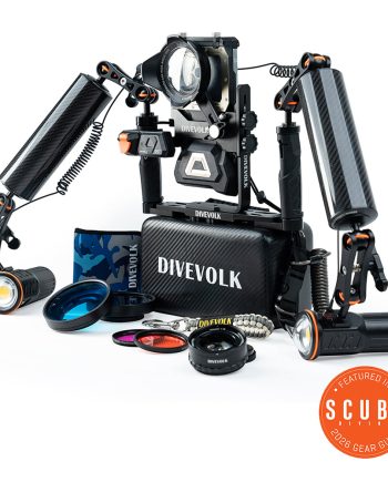 DIVEVOLK SeaTouch 4 Max Plus Underwater Housing Almighty Kit for iPhone and most Android smartphone, dive housing, waterproof phone case