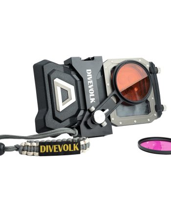 DIVEVOLK SeaTouch 4 Max Plus Underwater Housing Ffilter Kit for iPhone and most Android smartphone, dive housing